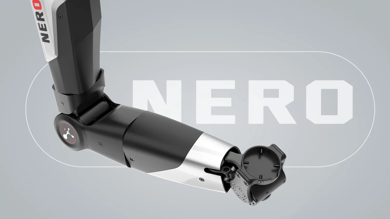 Unterarm und Werkzeugflansch des NERO-Arms