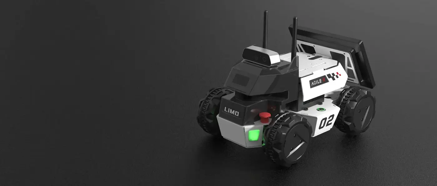LIMO PRO - KOMPAKTE R&D-FORSCHUNGSPLATTFORM MIT ROS 2, 4 FAHRMODI UND UMFANGREICHER SENSORIK