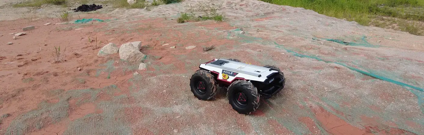SCOUT 2.0 - UNIVERSELLE 4WD-PLATTFORM FÜR GELÄNDE- UND AUTONOMIEPROJEKTE